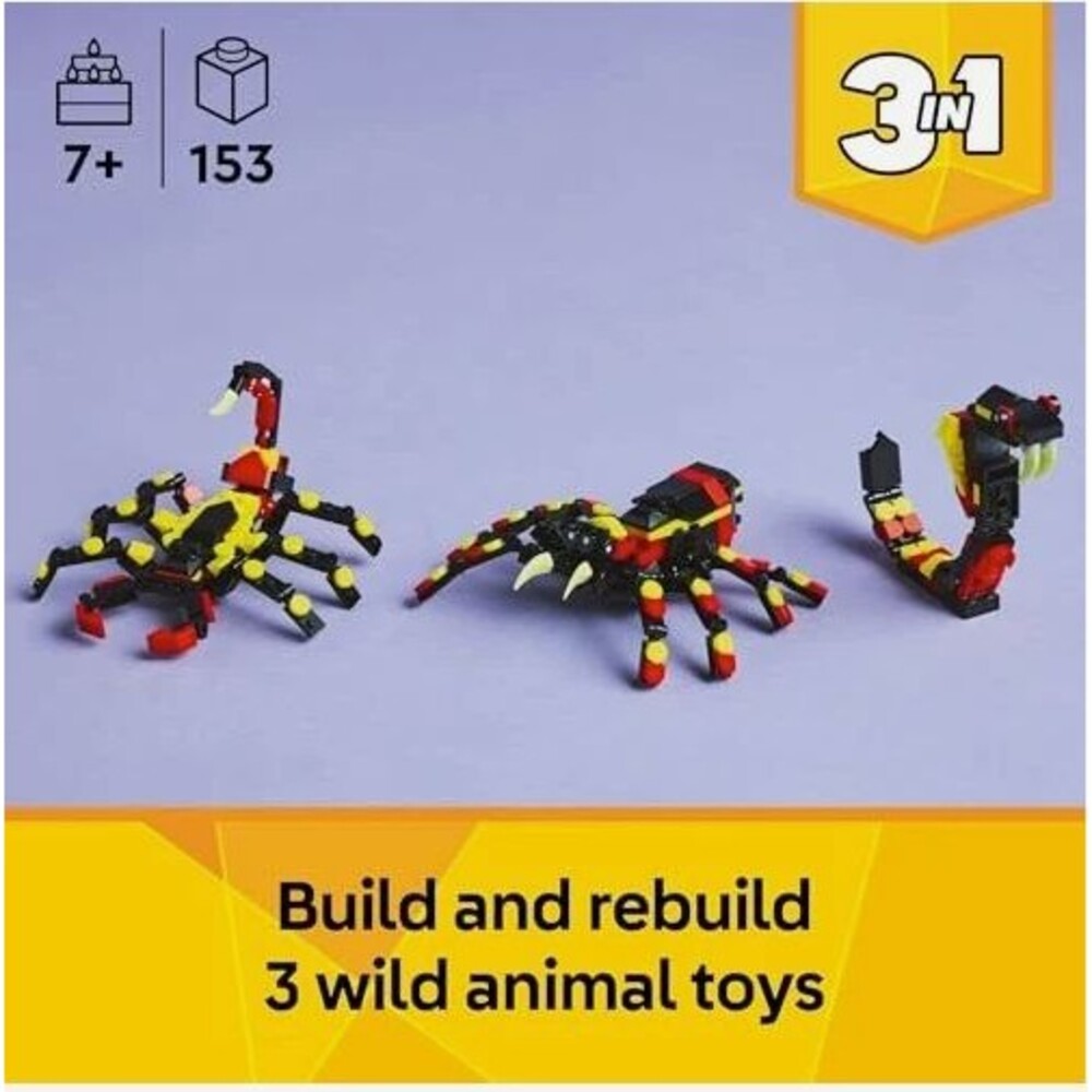 LEGO CREATOR: Wild Animals: Surprising Spider (31159) Halloween - Picture 4 of 5